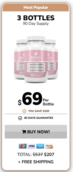 derma essential 3 bottles price